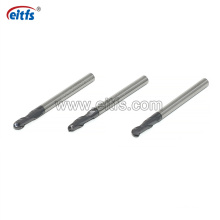 High Hardness Steel Tungsten Carbide 2 Flute Altin Coating Ball Nose End Mill